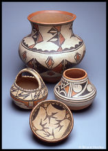 historic San Ildefonso pottery