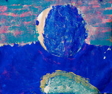 Moon Phase Painting by Zailey, 2nd grade