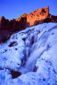 Faux Falls Frozen