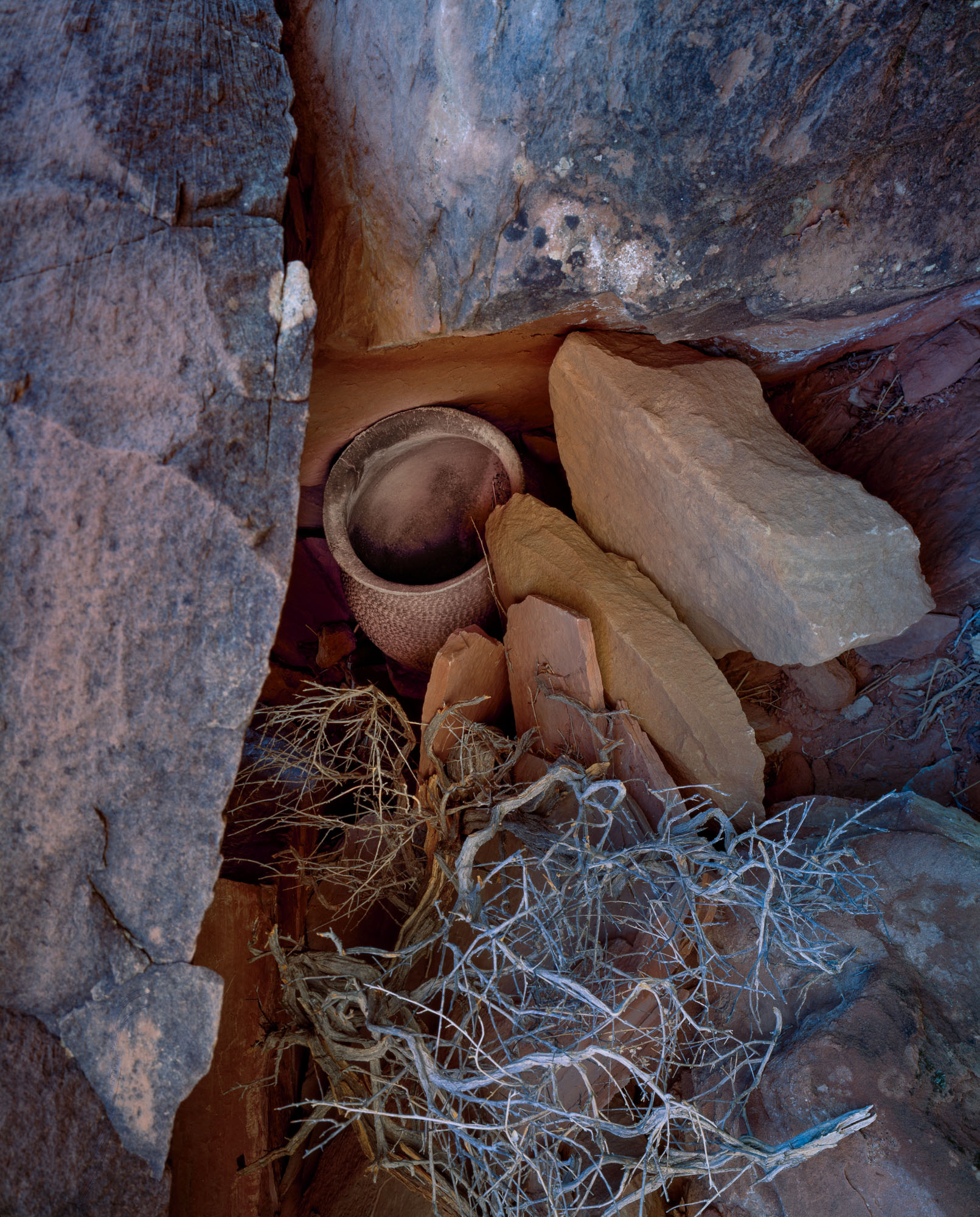 Corrugated Pot, in-situ