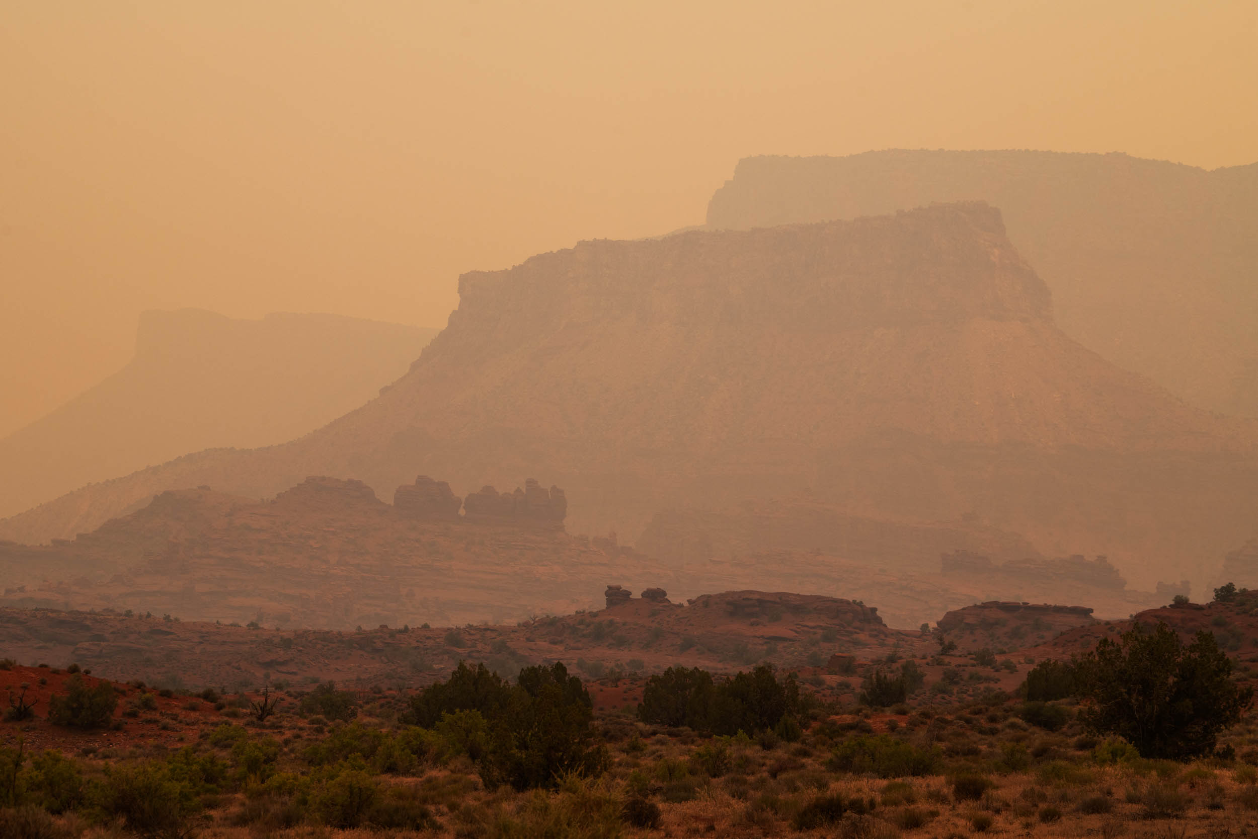 Smoke #2 On June 22, 2026, Moab had the second worst air in the nation, due to several large forest fires 200 miles to the west.  ...